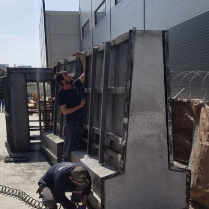 Balistik Patlamaya Dayanıklı Seyyar Panel Beton Duvar , T-Wall , Jersey Bariyer , Kule , Kabin